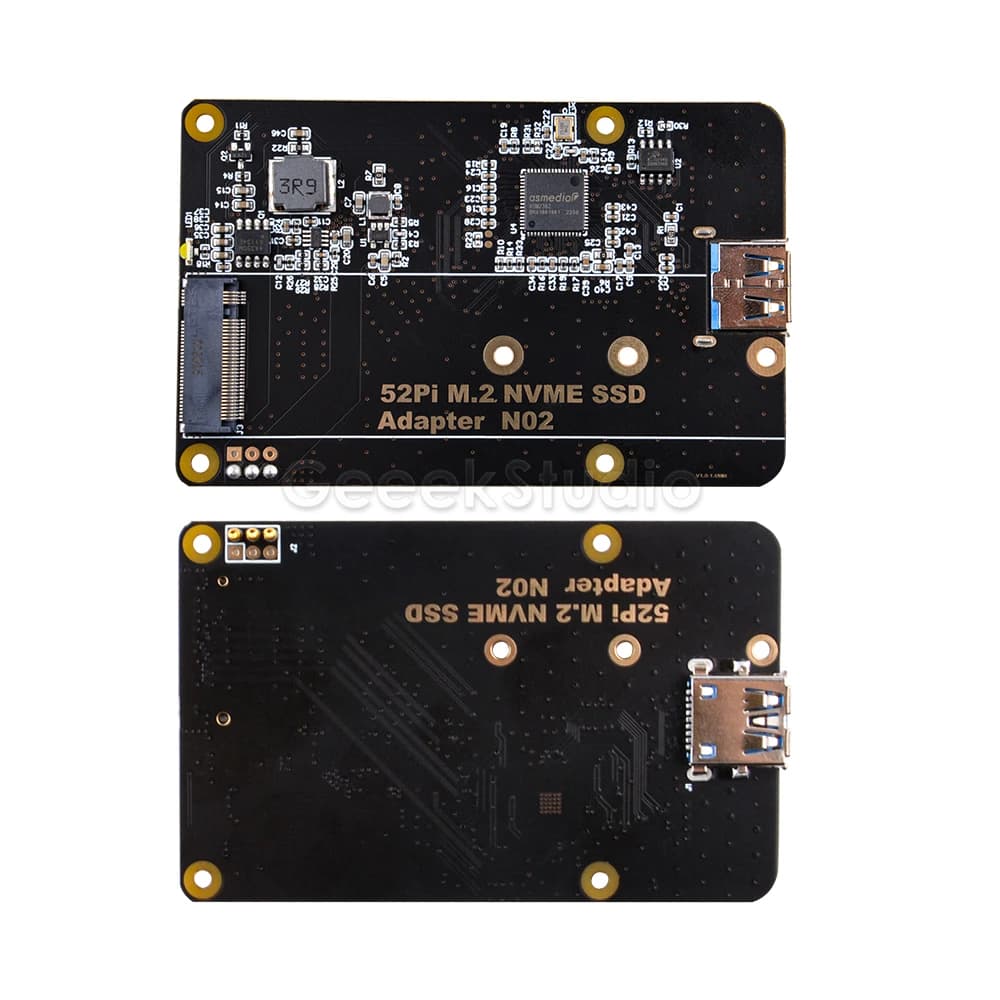 M.2 NVME SSD extension adapter card for Raspberry Pi 4 model B
