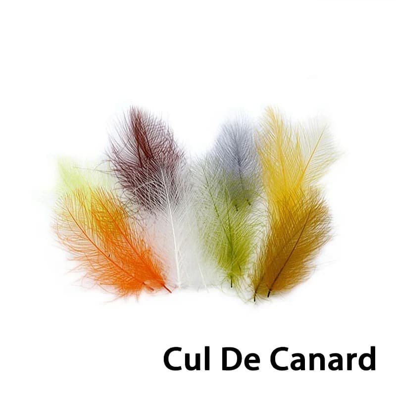 Fly Tying Duck CDC Feathers Net 0.5g Cul De Canard Duck Butt Feathers per mosche secche ali Fly legatura materiali trota Bass
