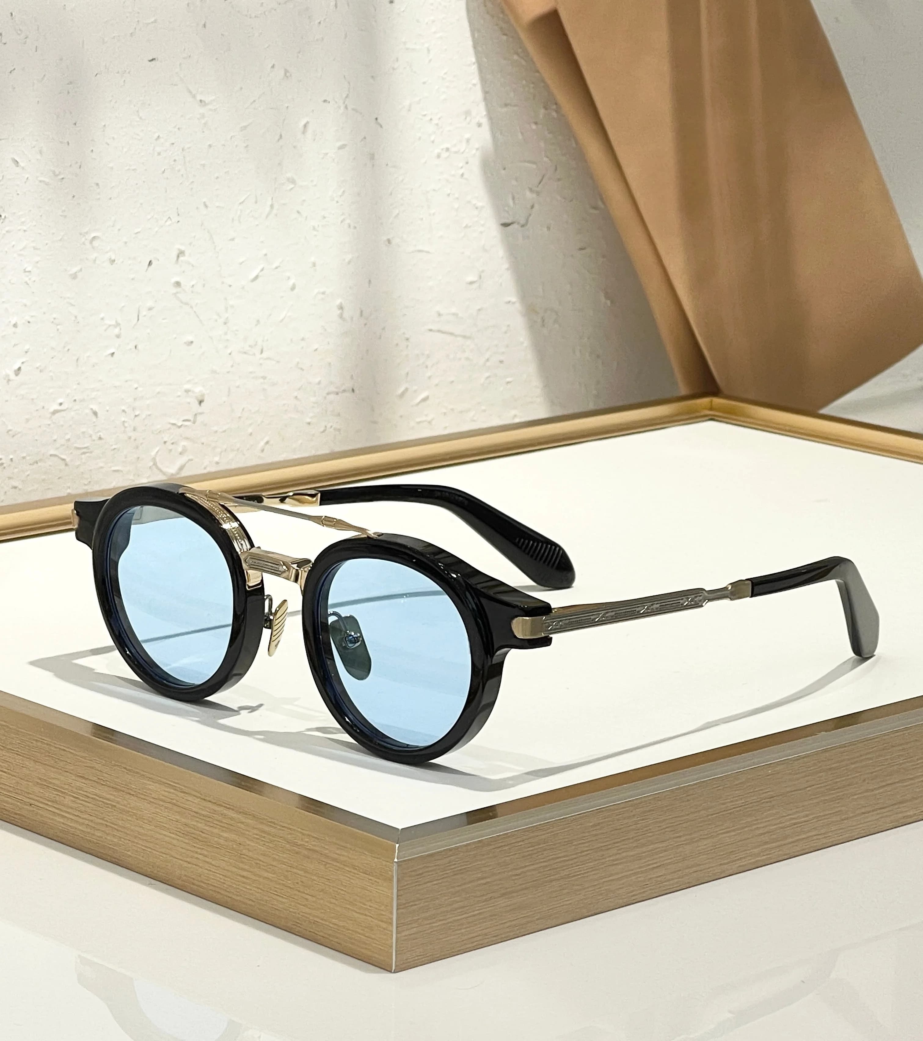 DELAGE Handmade Sunglasses High Quality Size 45-25 Unisex Outdoor UV400 Protection