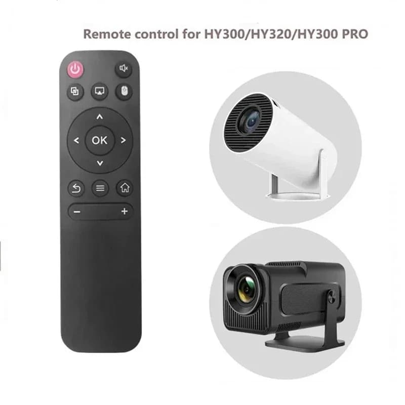 Universal Portable Projector Remote Control for HY300 HY320 HY300 pro - Easy-to-Use Replacement Control for Your Projector