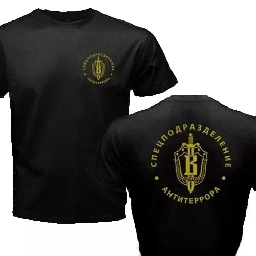 Magliette alla moda estive Nuove magliette militari russe Spetsnaz Special Forces Spetsgruppa V Vympel Group Streetwear