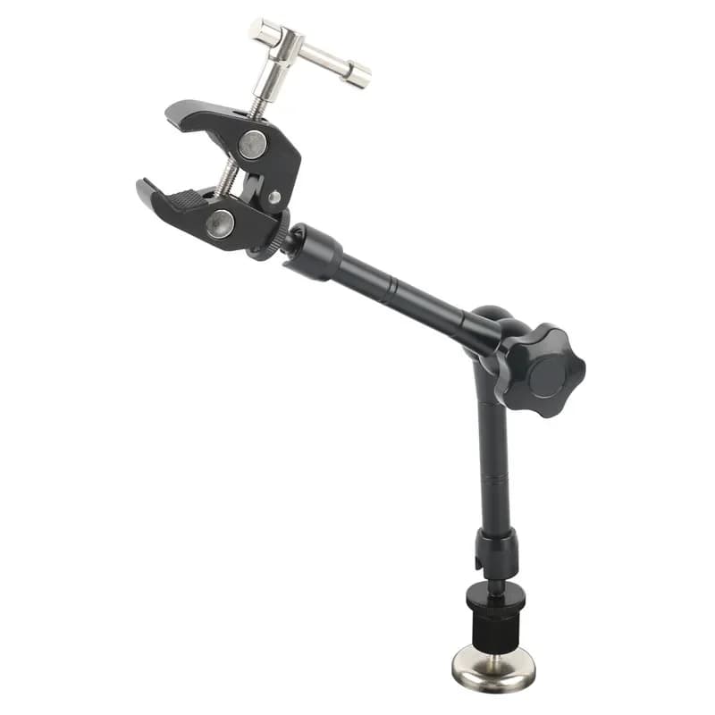 Clip per fissaggio scheda PCB Staffa base magnetica Supporto per pistola ad aria calda Saldatura Strumento di terza mano per saldatura Dissaldatura