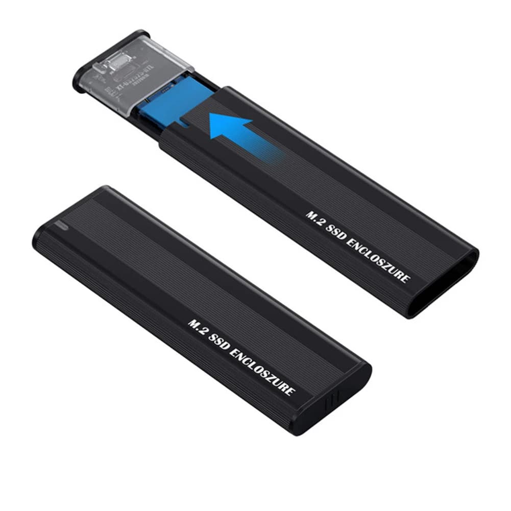 M.2 NVME SSD Enclosure External M2 NVMe Case M2 Type C 10Gbps Adapter M Key HD Storage Box for Mac Windows Laptop PC