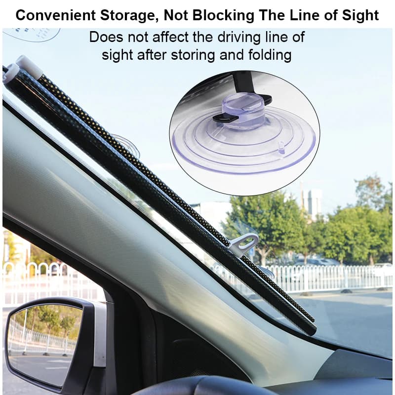 Parabrezza per auto Parasole elasticizzato Protezione estiva Isolamento termico Tenda oscurante per ombreggiatura anteriore dell'auto Finestrino dell'auto Home Office