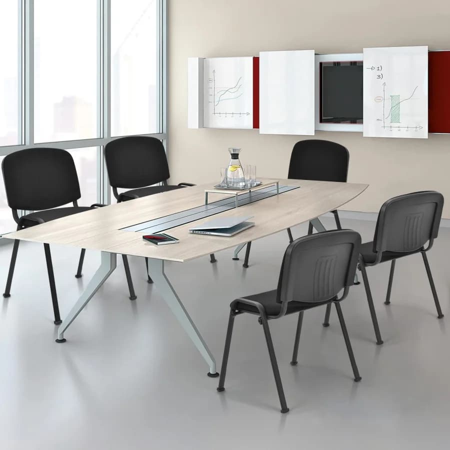 Chairs for Hanging Room, Stackable Chairs for Conferences with Metal Frame, Padded Bearing, Ergonomic Design, Guest Seat Set