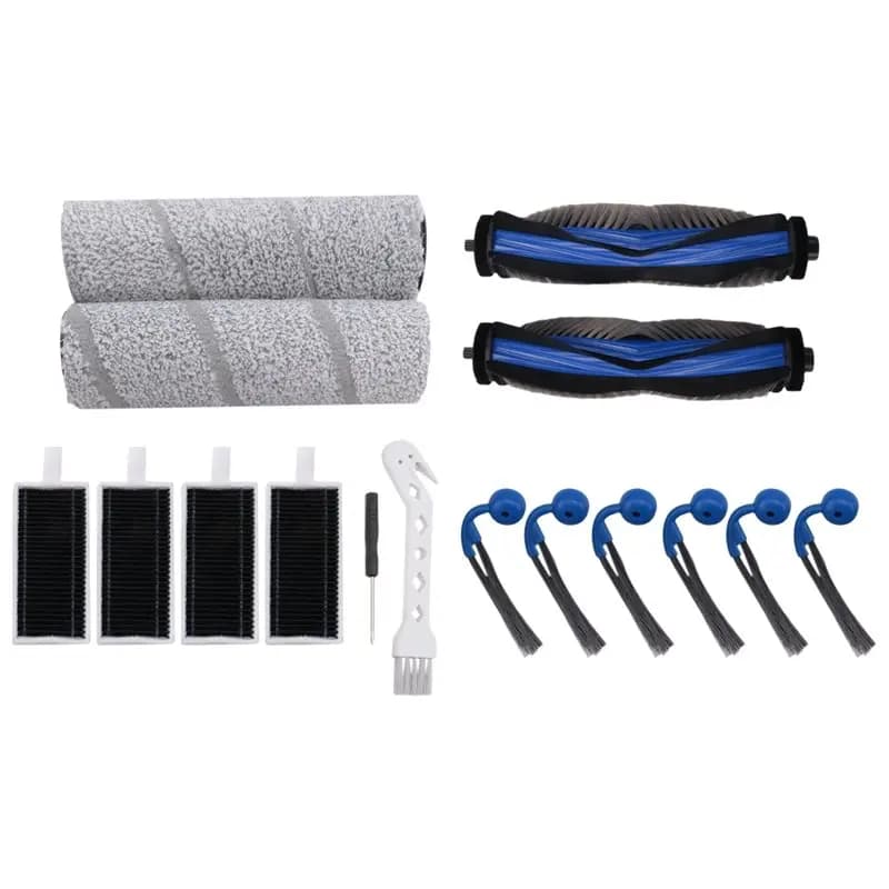 A65Z For Ecovacs Deebot X11 Omnicyclone/X11 Pro Omni/X11 Pro/X11 Vacuum Cleaner Replacement Accessories Kit-Main Brush Mop Rolle
