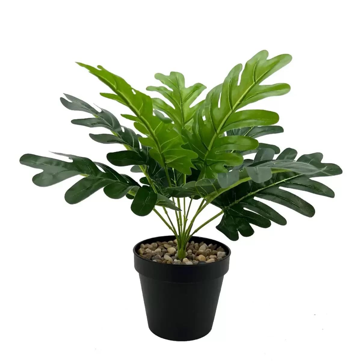 Dried Cebu Blue Philodendron Leaves Home Decor Fake Plants Desk Decoration Artificial Plants for Home Decor m