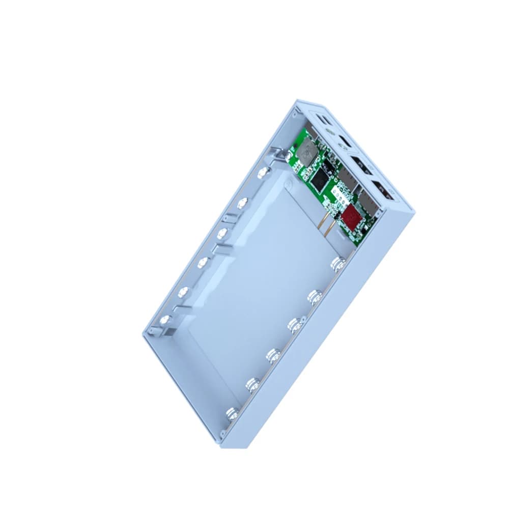 PD Ricarica rapida per smartphone Carica Moblie Powerbanks 4/6/8*18650 Scatole di immagazzinaggio batteria 18650 Custodia per banca di potere a ricarica rapida