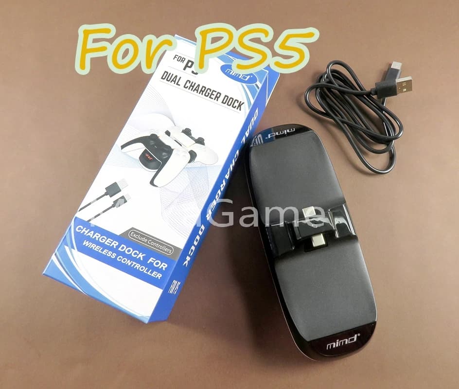 10pcs Handle Controller USB Type-C Charger Dual Charging Station Cradle Holder For PS5 Gaming Console Gamepad Accessories