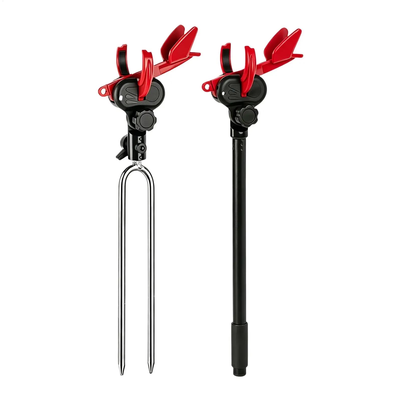 Supporto per Canna da Pesca Girevole a 360 Gradi, Regolabile per Lago, Fiume, Stagno, Riva, Molo, Canoa, Pesca all'Aperto