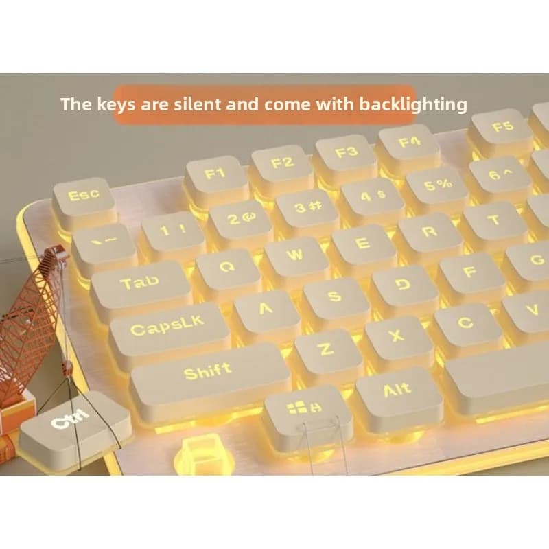 K8 Wired Keyboard, Wireless Office Game E-sports Mechanical Feel
