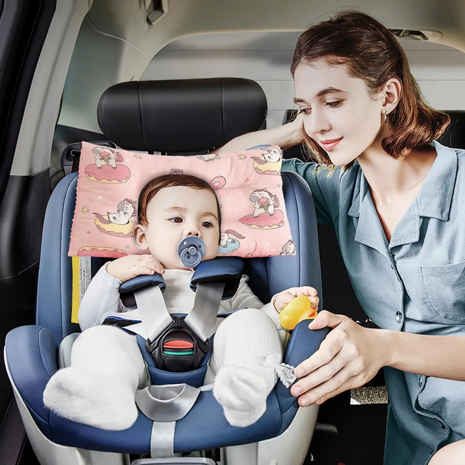 Cuscino per bambini Cuscino sottile per cartoni animati per bambini Cuscino morbido decorativo carino per pavimento del letto Lettura da viaggio Sedia per auto Divano