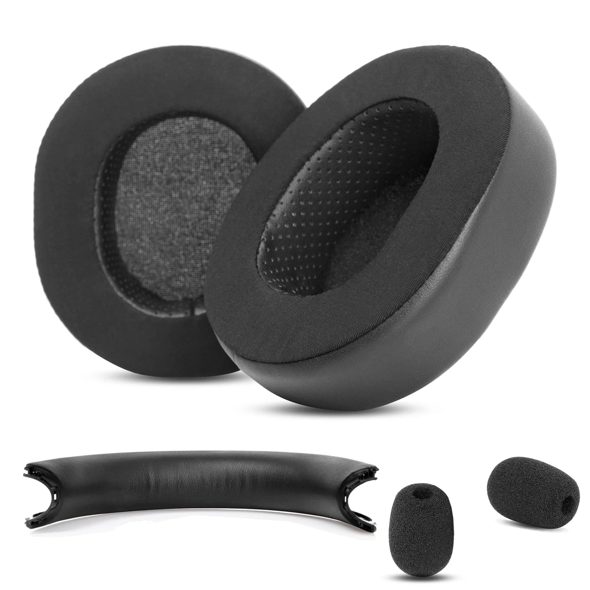 Cooling Gel Replacement Ear Pads for Xbox Headphones Ice Gel Fabric Replacement Wireless Earmuffs Headband Set