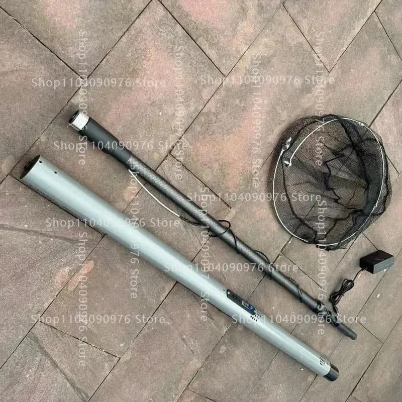 2025 New 4.2M Electric Automatic Telescopic Fishing Net 5000 9000W Aluminum Alloy Ultra Light Fishing Gear