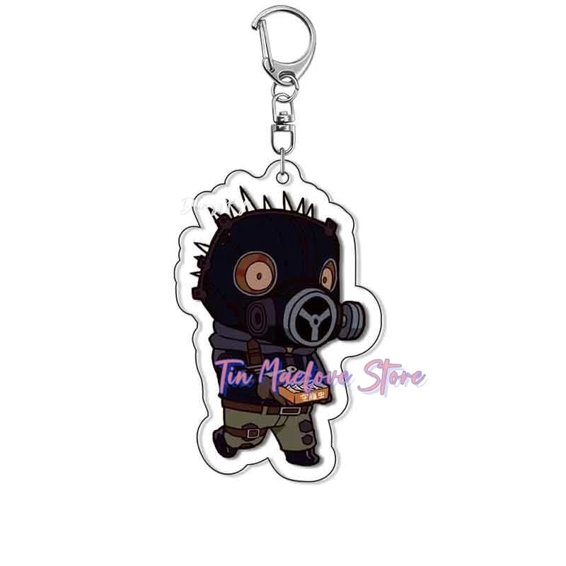 Portachiavi in Acrilico Anime Dorohedoro, Accessori Cosplay di Kaiman, Nikaido Shin, En Fujita Ebisu Mochi, Oggetti da Collezione per Feste a Tema