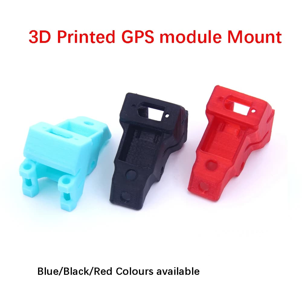 Modulo GPS universale stampato in 3D Supporto XT60 Antenna a forma di T Parti di staffa SMA fissa per telaio drone da corsa FPV a lungo raggio