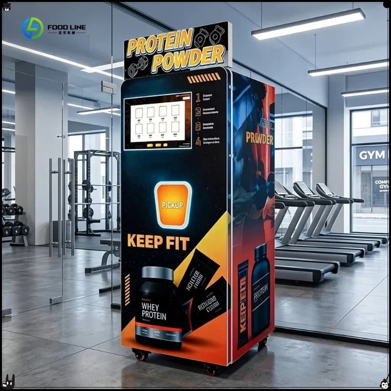Protein Shake Vending Machine New Gym Fitness Drink Protein Powder Vending Machine FL Customized