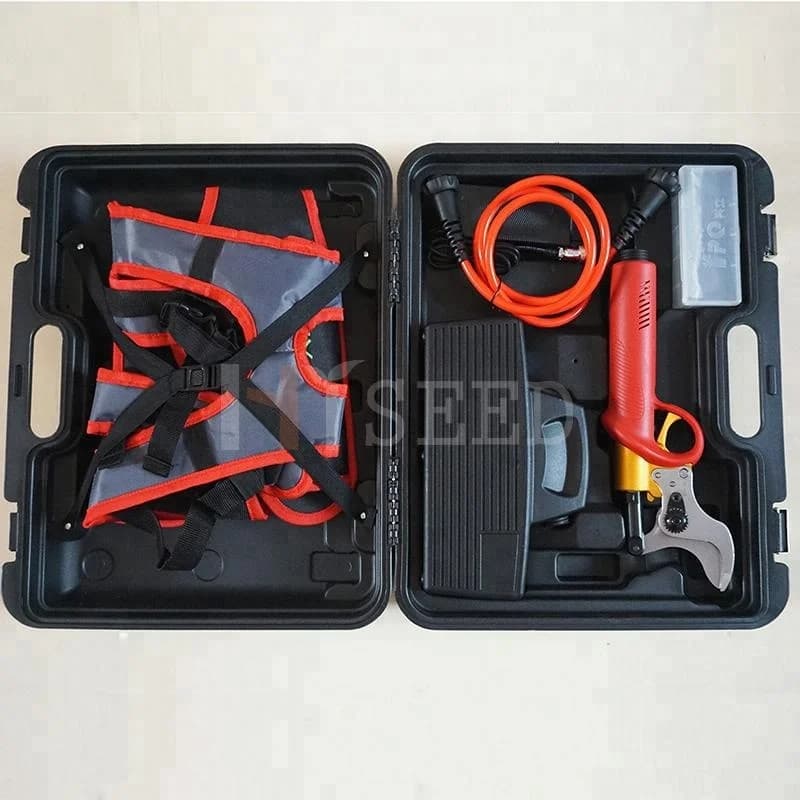 Electric Power Scissors, Cutting Diameter 40mm, Battery Shears for Garden, Vineyard and Frutteto