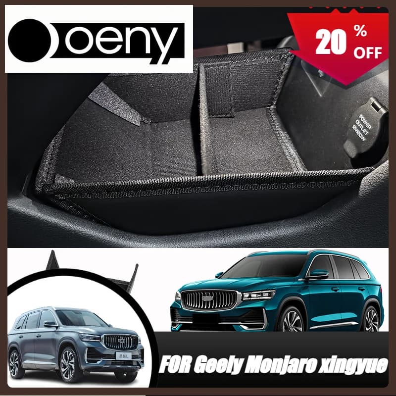 Misura Per Geely KX11 Monjaro Auto Controllo Centrale Scatola di Immagazzinaggio Inferiore Organizzatore di Controllo Centrale Manjaro Xingyue L Accessori 2025