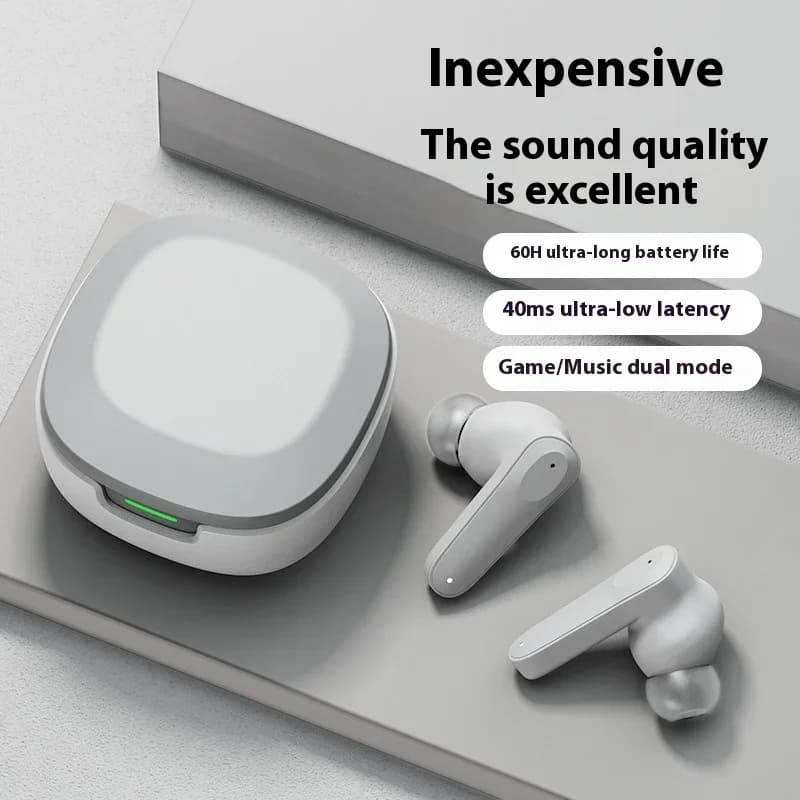 Auricolari wireless Bluetooth HD per chiamate, cuffie per Xiaomi, suono stereo, auricolari sportivi per musica e giochi, con microfono.