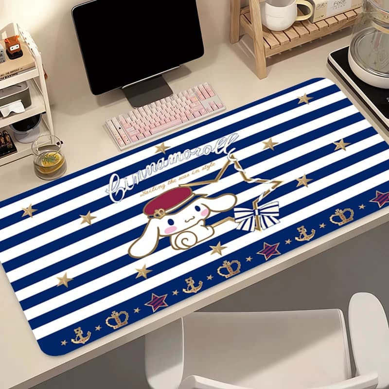 Tappetino per mouse PC Cinnamoroll, accessori da gaming, tappetino per tastiera Varmilo, tappetino da scrivania, tappeto per gabinetto gamer, tappetino per mouse in stile cartone animato
