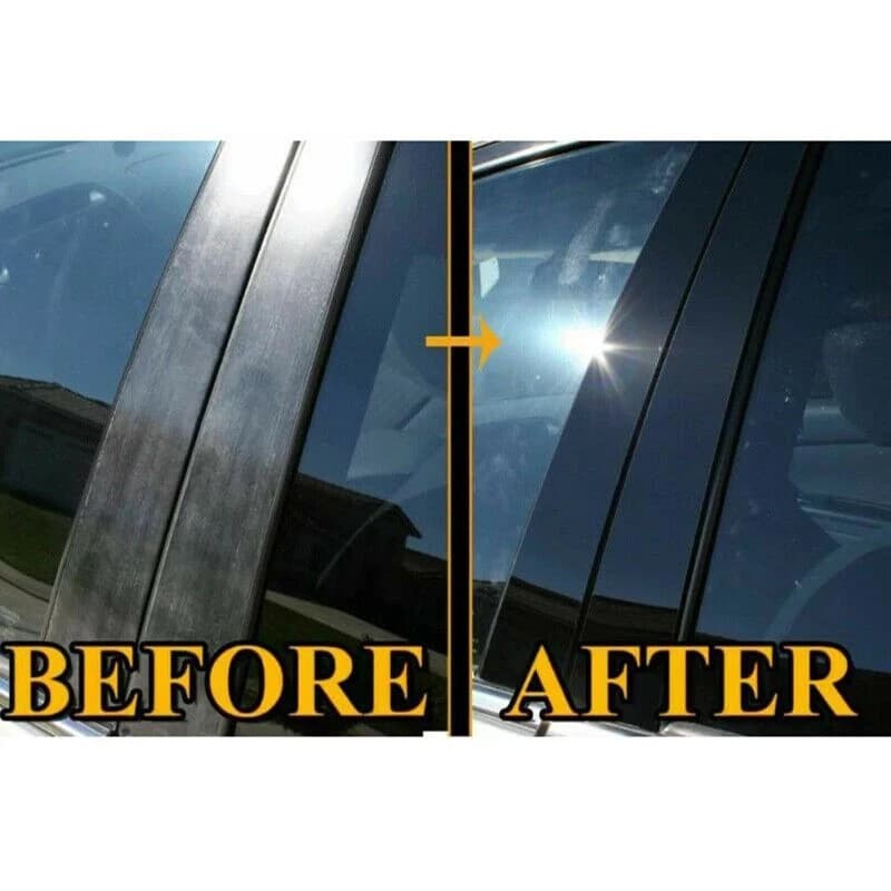 6 pz per Jeep Cherokee KL 2014-2017 2018 2019 2020 2021 2023 nero lucido Car Door Window Pillar Center Post Trim Stickers Parts