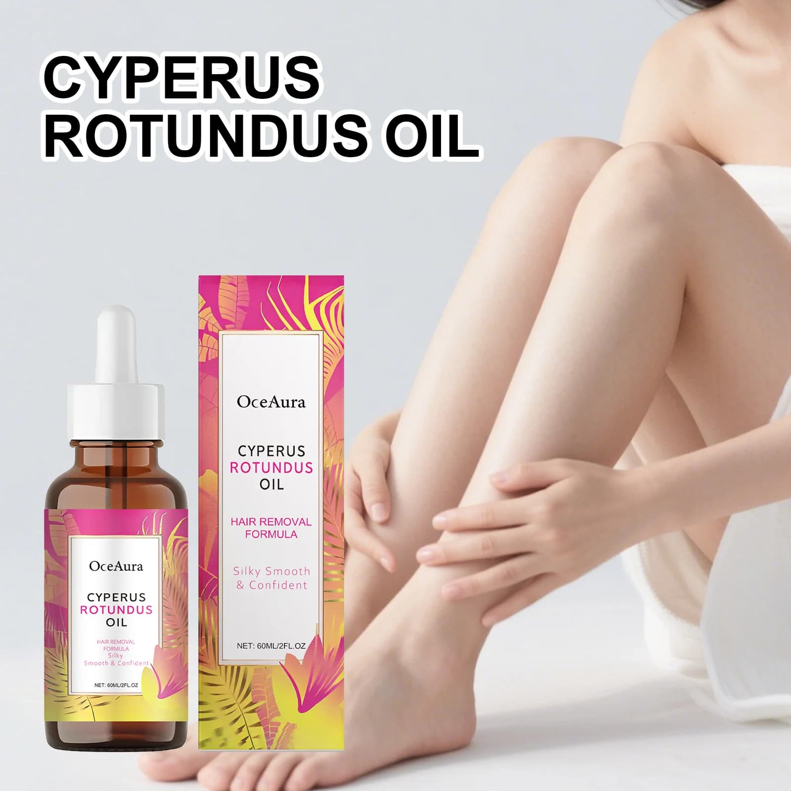 Cyperus Rotundus Oil Remove Body Hair Removal Arm Leg Reduces Hair Growth Hydrate Essential Oil For Mild Care For A Smooth Skin