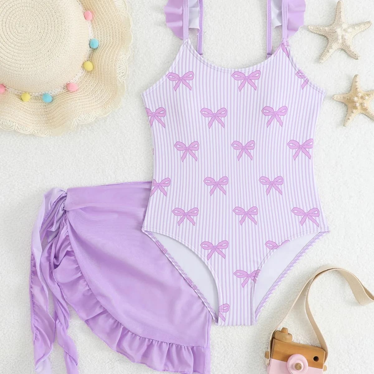 2026 New Girls One-piece Swimsuit Children's Swimsuit Children's Multi-color Comfortable High-elastic High-quality Swimsuit