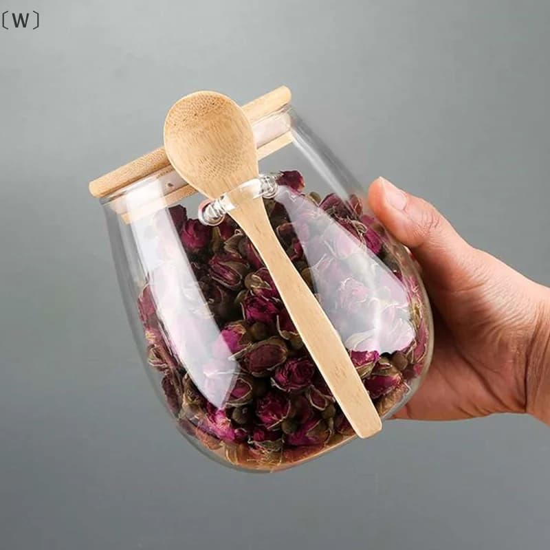 maveraW contenitori ermetici per pentole per la conservazione degli alimenti barattolo di vetro con coperchio contenitore sigillato lattine di zucchero e tè barattoli di caffè da cucina ermetici
