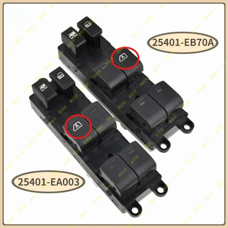 25401-EA003 25401-EB70A Interruttore Principale Elettrico per Finestrini per Nissan Frontier 2005-2011 Xterra 2005-2007