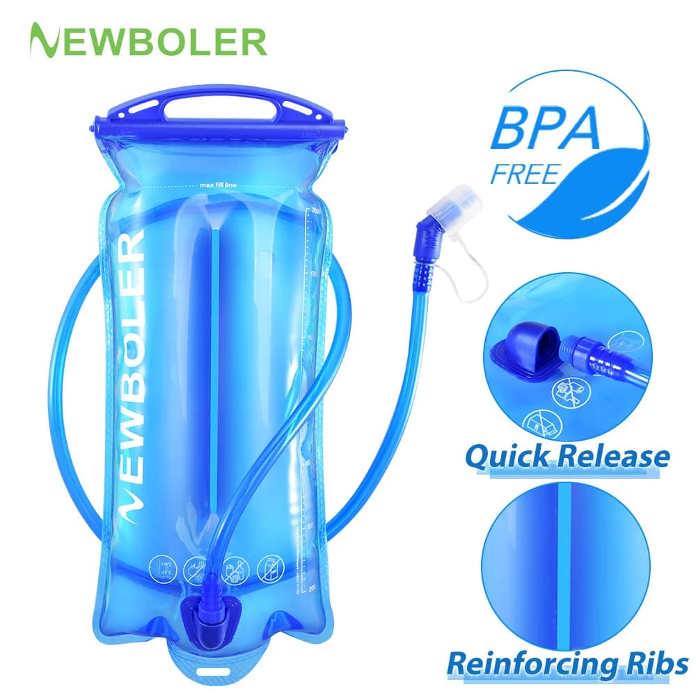 NEWBOLER Bag for water bladder water tank hydration vest bag for 2 liters BPA free running hydration