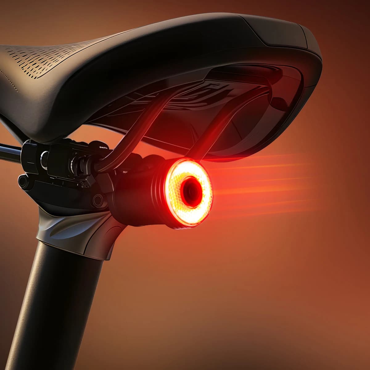 CYCLAMI Smart Automatic Brake Detection Light for Bicycle Rear Lights Waterproof Type-C Rechargeable LED IWarning Backlight for Cycling