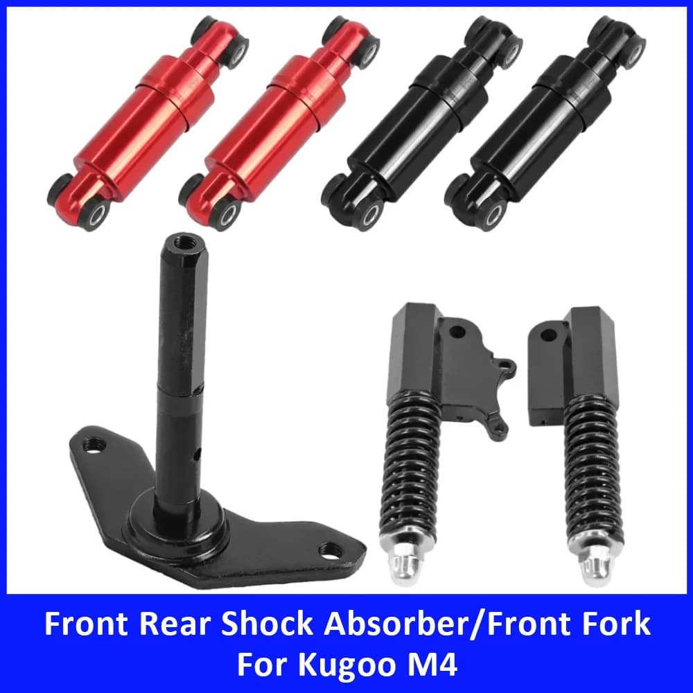 For Kugoo M4 Front Fork Front Rear Shock Absorber Electric Scooter Steering Strut Front Rear Suspension Damping Replacement Part
