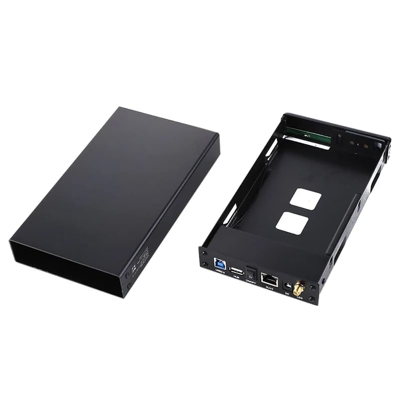 Nuovo-Blueendless BS-U35WF Server di streaming Wi-Fi USB 3.0 da 300 Mbps Disco rigido esterno da 3,5" Custodia HDD e server di file, AP e USB Wi