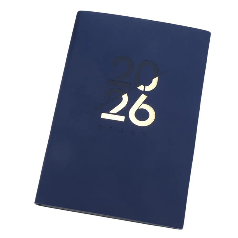 Agenda 2026 in Inglese, Blocco Note Resistente all'Usura, 12 Mesi, Formato A5, Quaderno per Pianificazione, Semplice e Portatile, Lista delle Cose da Fare