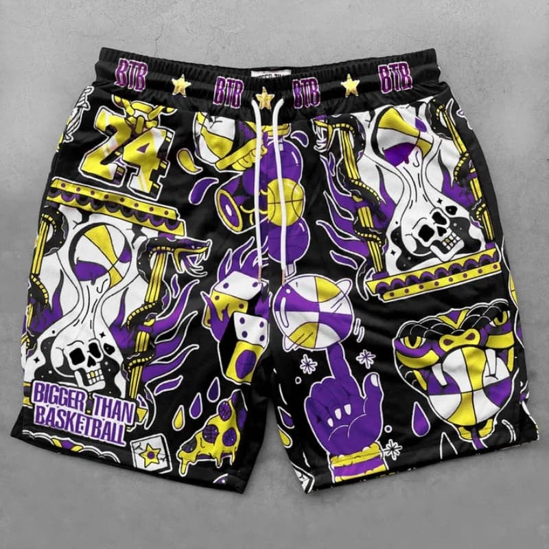 Mamba Crazy basketball shorts Beach pants Outdoor sports for men and women Leisure Fashion Adult children