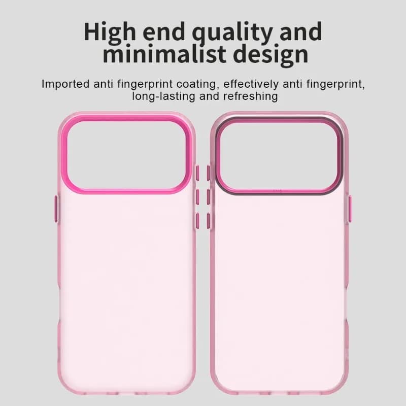 17pro Max Candy PC matt housing for Iphone 17 Pro Max Cover for Iphone17 Anti-skirt translucent rigid bumper