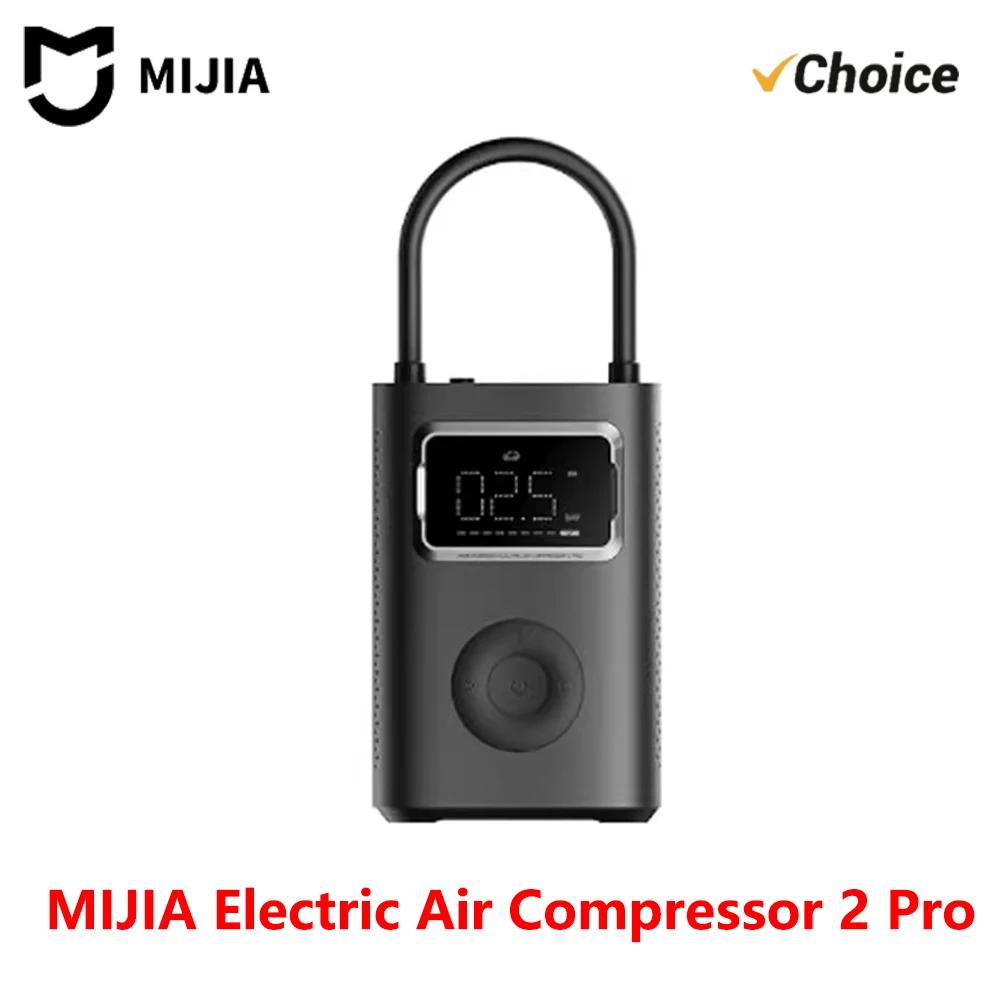 MIJIA 2 Pro Original Air Pump, Portable Electric Compressor, 150psi High Pressure Inflator for Moto, Auto, Balls