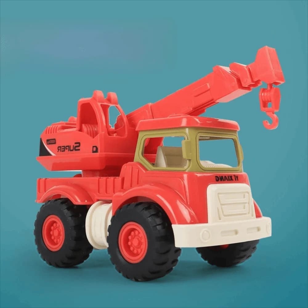 Camion Ribaltabile dal Design Innovativo, Multifunzione, a Trazione Inerziale, Camion da Costruzione, Auto a Inerzia per Bambini, Educazione Precoce