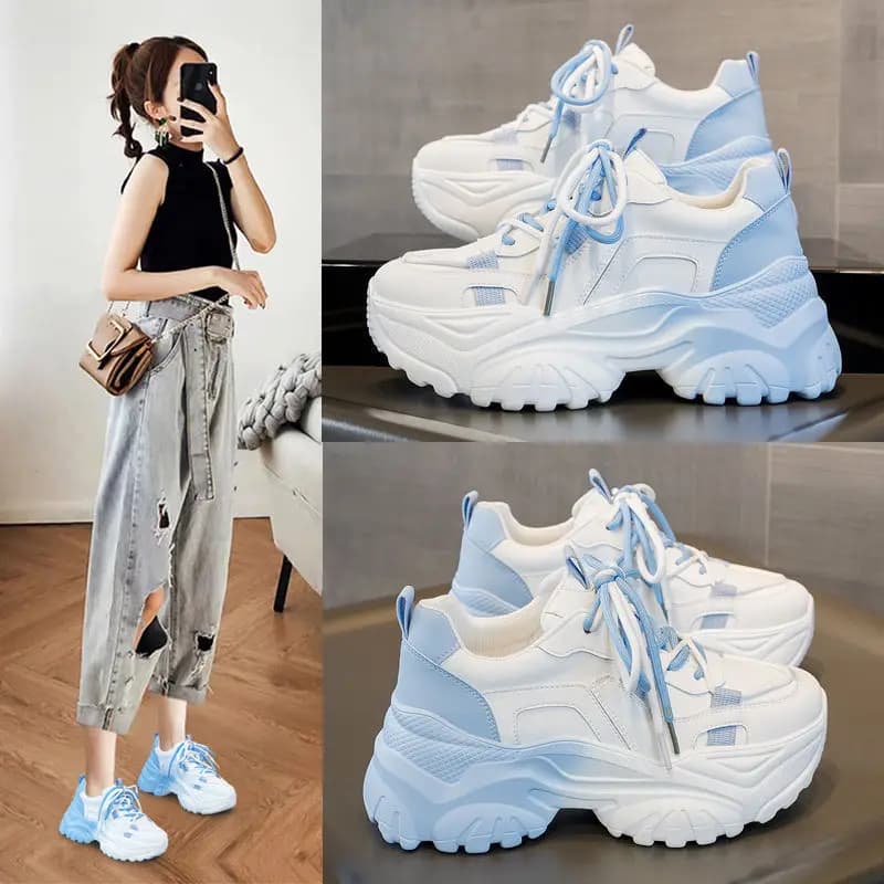 Women's sneakers 2026 casual sports shoes of new fashion woman autumn women's running shoes breathable mesh with laces Zapatillas Mujer