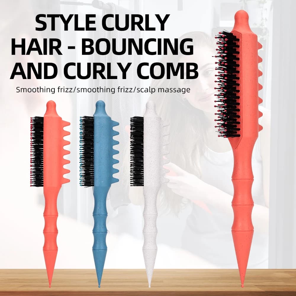 Spazzola volumizzante Setole in nylon Pettine arricciacapelli per radici di capelli soffici Styling Strumenti per lisciare i capelli per donne e uomini
