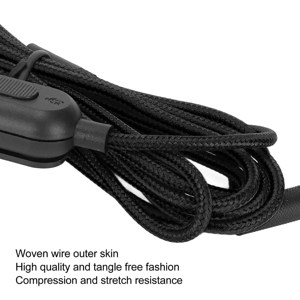Cavo per Cuffie da Gaming 3.5mm a 3.5mm, Flessibile e Plug and Play, Cavo Intrecciato per Auricolari Compatibile con Logitech G Pro G Pro X G433 G233