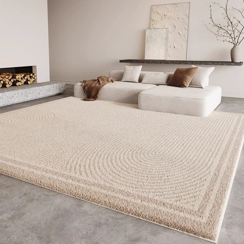 Tappeto soffice e morbido per guardaroba, stile crema, decorazione per soggiorno, linea, tappeti di grandi dimensioni per camera da letto, casa, tappetino in peluche spesso