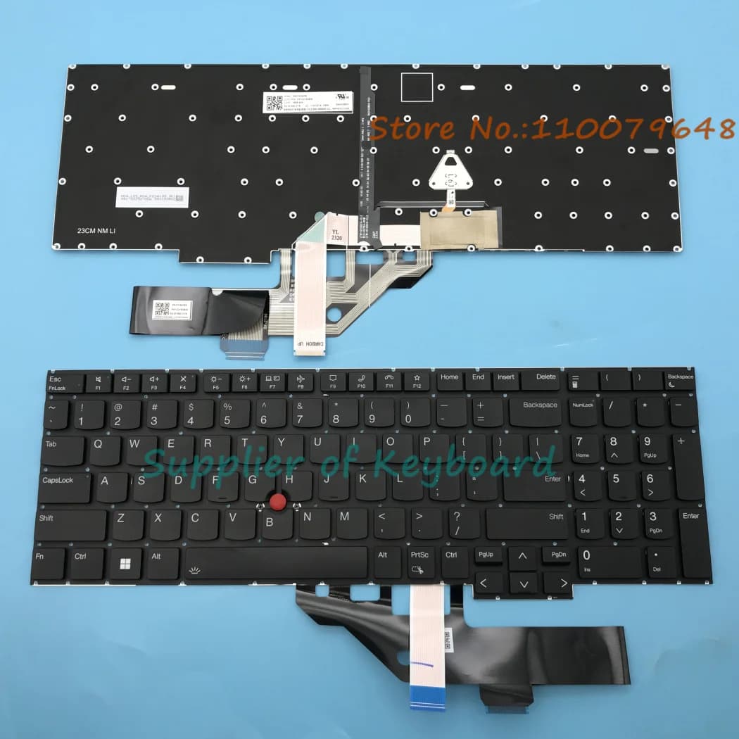 Originale NUOVA Tastiera Inglese/Regno Unito Per Lenovo Thinkpad E16 Gen1 Tipo 21JN 21JQ 21JT 21JU Del Computer Portatile Retroilluminato SN21K54319