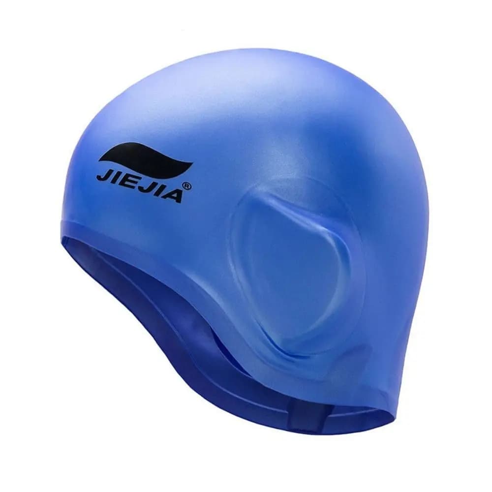 Pool Waterproof Swimming Equipment Silicone Protect Ears Swim Hat Swim Pool Cap Silicone Swimming Caps High Elastic Diving Hat