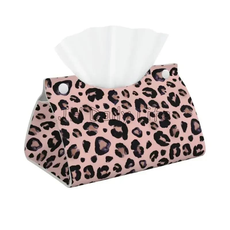 PU Leather Toilet paper holder Rectangular handkerchiefs for home office car decoration