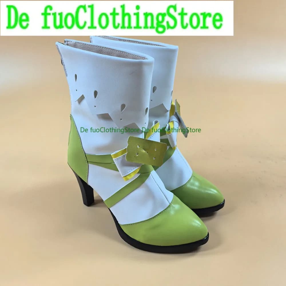 DefuoClothing Honor Of Kings Daji Matcha Sweetheart Cosplay Shoes Game Anime Shoes and Role Boots Halloween Party