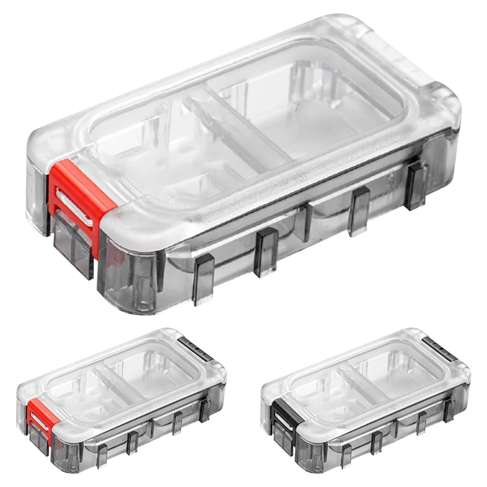 Fishing Tackle Box Waterproof Tool Box Large Capacity Double Side Fishing Hook Storage Container Fishing Lure Hooks Storage Box