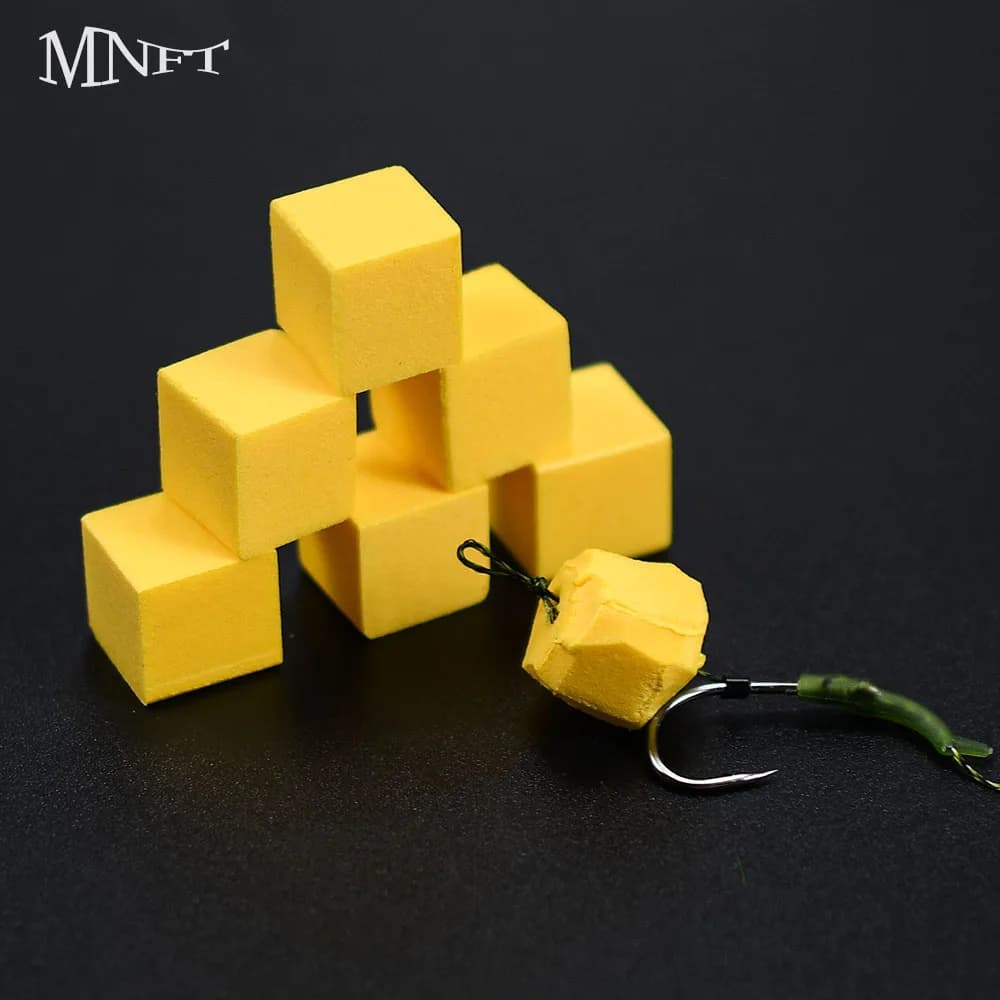 8 Pezzi Esche Artificiali a Cubo Pop-Up Boilie per Carpe, Esche Galleggianti per Montature Hair Rig, Accessori da Pesca