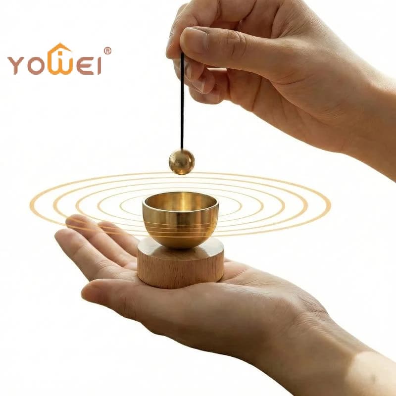 Latest Singing Bowl Set Portable Mini Meditation Sound Bowl For Yoga Meditation Chakra Healing Self-Regulation Decompression